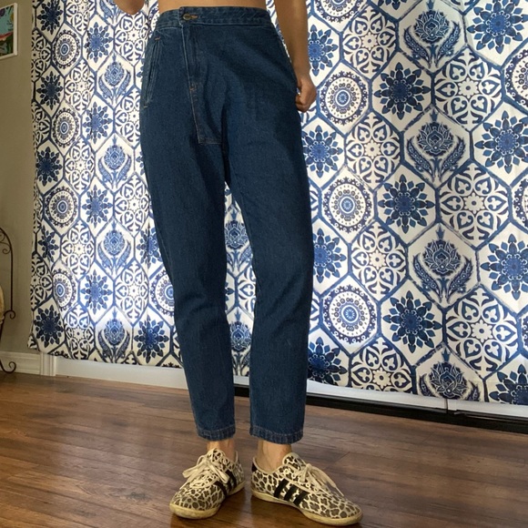 High waisted baggy unique mom jeans - Picture 5 of 16